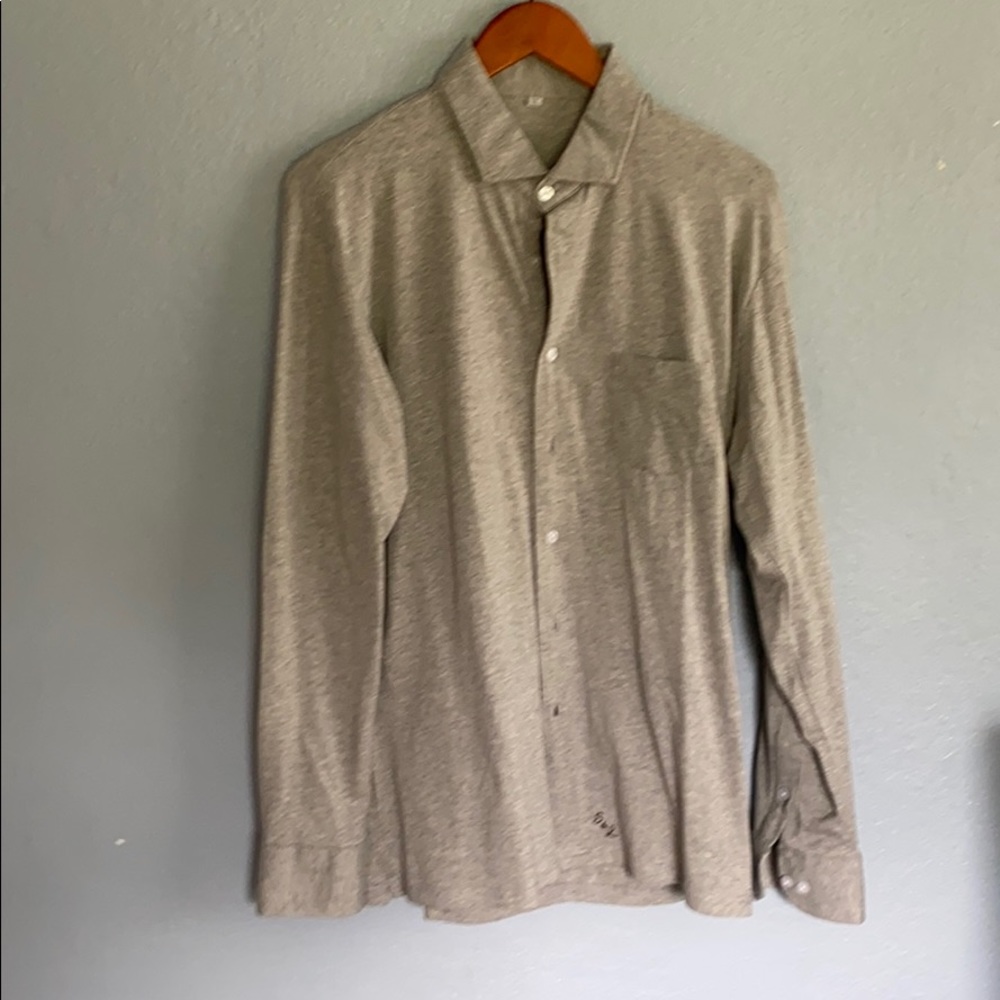 State and Liberty button down, with collar stays